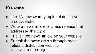 Link Building Through Press Releases