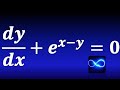 8. Ecuación diferencial de variables separables (Con exponenciales)