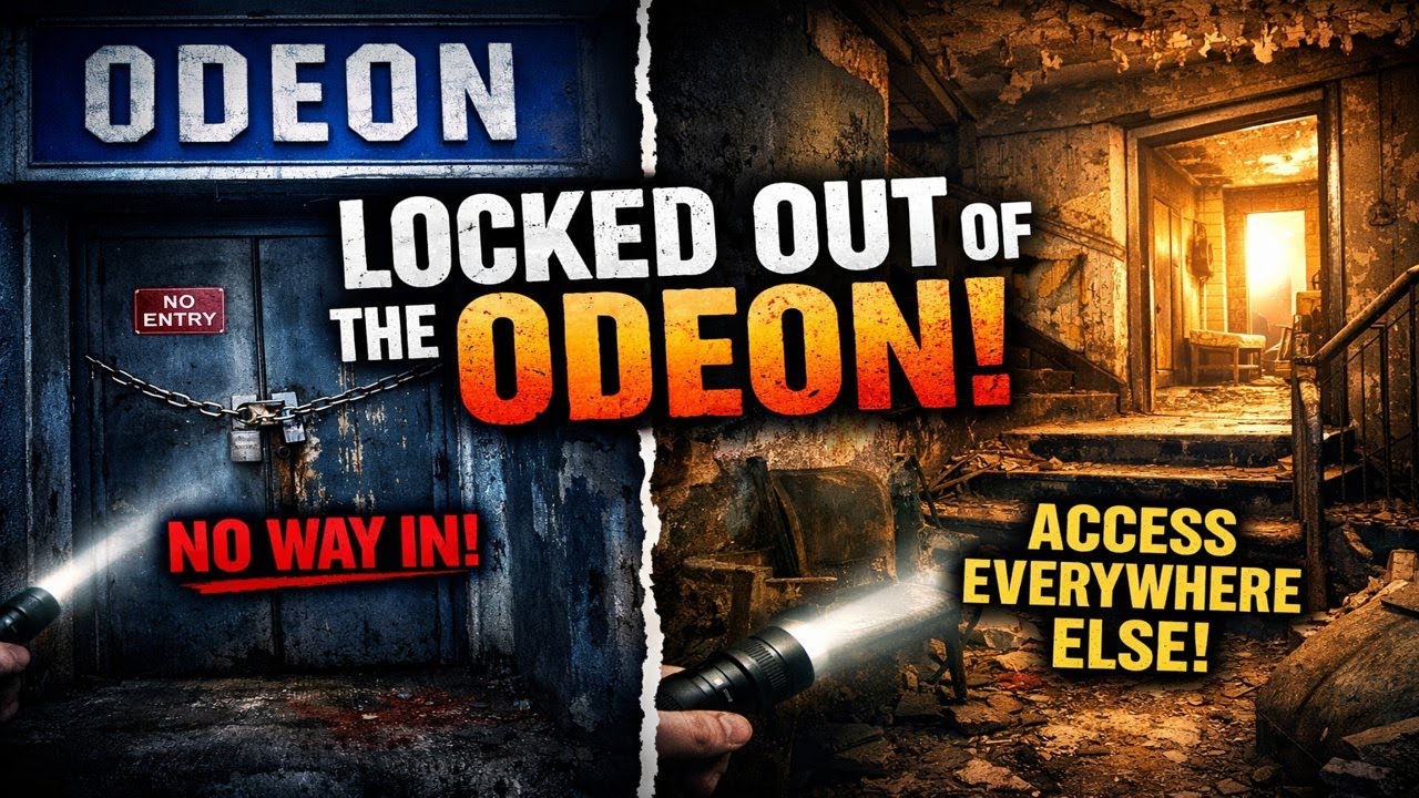 Мы попытались исследовать заброшенный кинотеатр «Одеон», но обнаружили, что попасть туда можно ве...