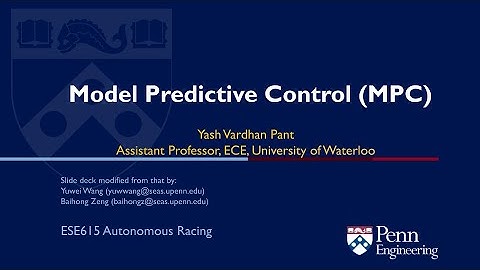 F1Tenth L12 - Model Predictive Control