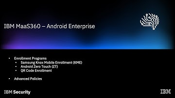 MaaS360 - Android Enterprise