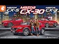 2020 Mazda CX30 vs CX3 vs CX5