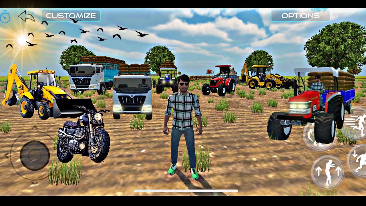 Drive JCB and Unloading Stone From Dumper Truck In Game 💥 || Indian Vehicle simulator 3D || #gaming 