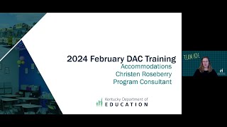 2024 February DAC Training - Accommodations