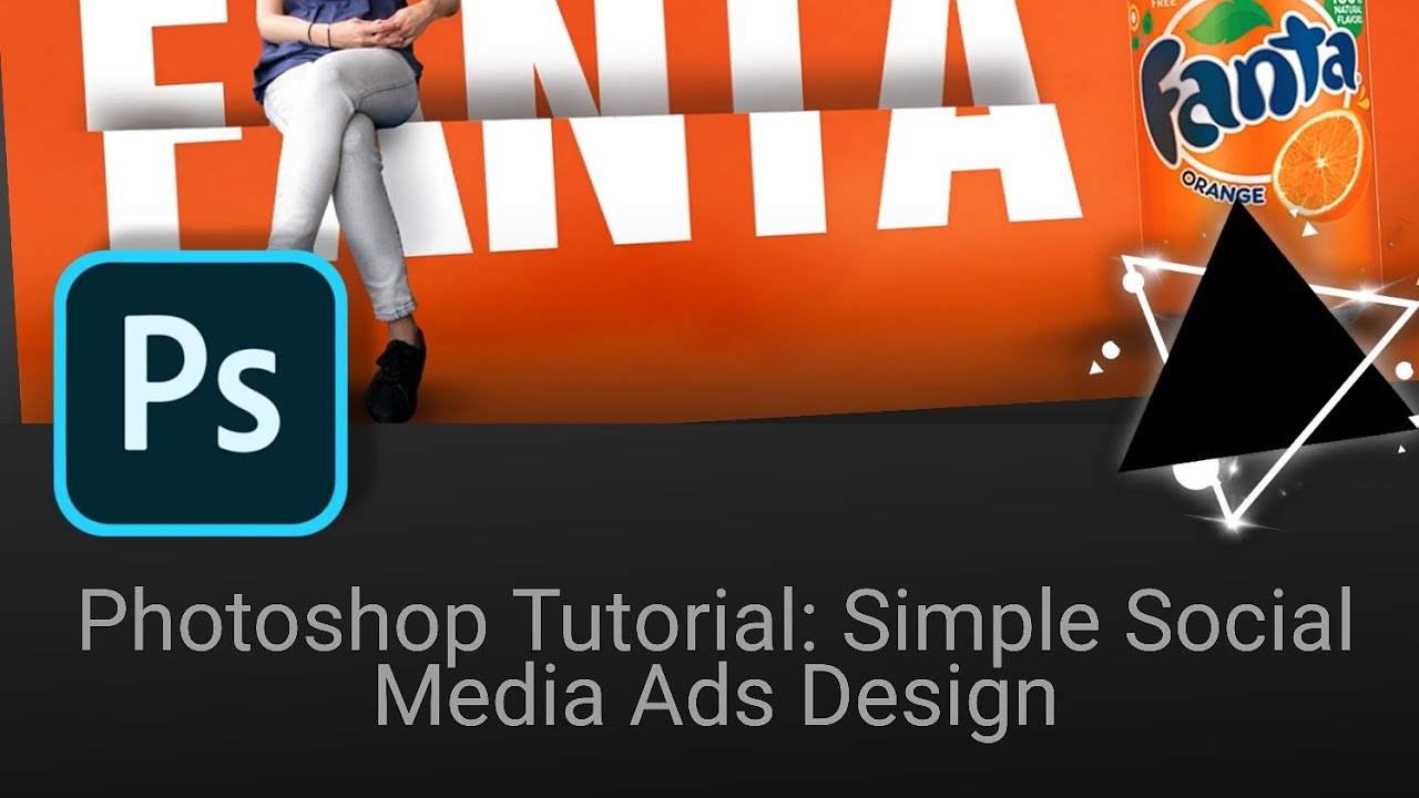 #Photoshop Tutorial: Simple Social Media Ads Design idea - YouTube