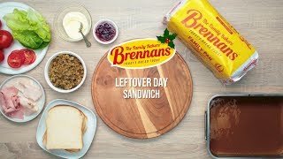 Brennans Bread - Ham and Turkey Triple Decker on White Family Pan