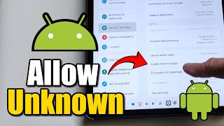 Android टैबलेट या फोन पर अज्ञात स्रोतों (Unknown Sources) से ऐप्स इंस्टॉल करने की अनुमति कैसे दें... screenshot 4
