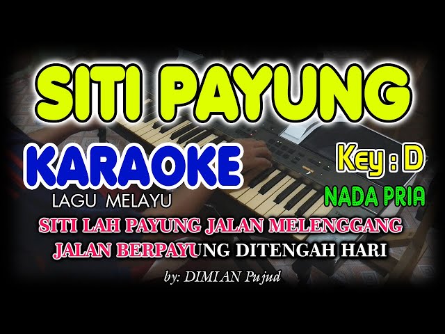 SITI PAYUNG - Sri Agaty  I KARAOKE HD  I  Nada Pria class=