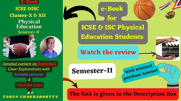 e-Book on Basketball for ISC & ICSE Physical Education - e-Book review -Board Exam Special@PEWorlds
