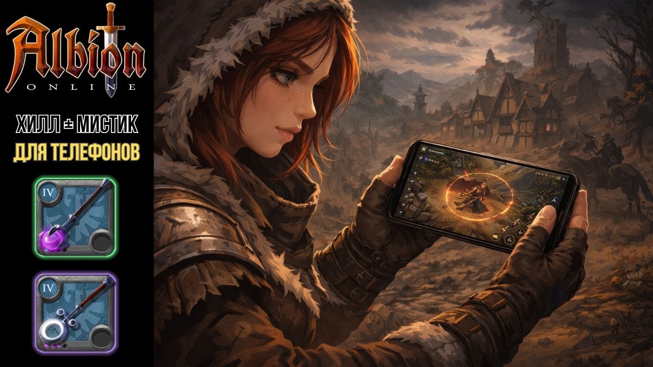 Мистический посох + Посох хила 📱 Лучшие билды для телефона | Albion Online