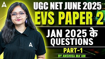 UGC NET Environmental Science Paper 2 | UGC NET Environmental Science Question Paper JAN 2025