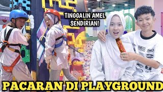 Download Lagu TINGGALIN AMEL SENDIRIAN KE PLAYGROUND! MELNAN VLOG MP3