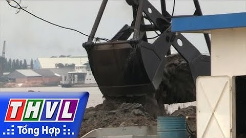 THVL | Thanh tra Sở TN & MT tỉnh Vĩnh Long kiểm tra hoạt động khai thác cát sông