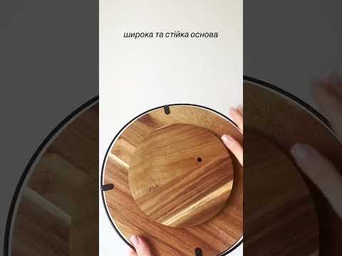 Піднос-органайзер дерев'яний, що обертаеться / Поворотний органайзер для ванної, кухні Susan Oem (PW1001), видео 1