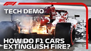 How Do F1 Cars Extinguish Fires? | Tech Talk | Crypto.com