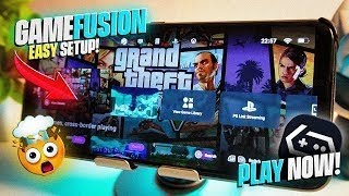 🎮GameFusion Emulator Setup &amp; GTA 5 Testing on Android |Up to 90 FPS]#pcgame in game in mobile 