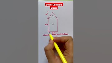 How to find area of Compound Shape? #math #youtube #shorts #tutor #mathtrick #learning #area