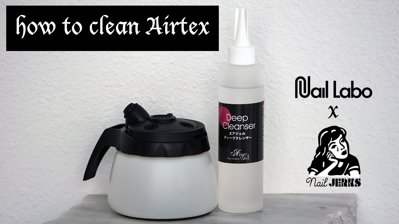 How to clean the AIRTEX airbrush gel system