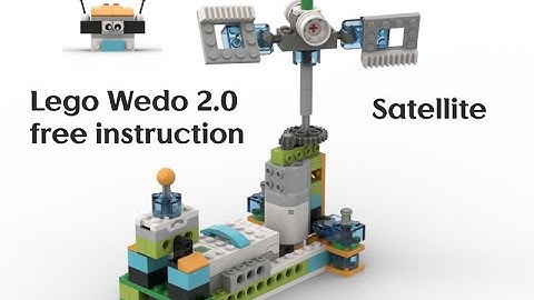 Satellite Lego Wedo 2.0 FREE building instruction Space project