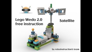 Satellite Lego Wedo 2.0 FREE building instruction Space project