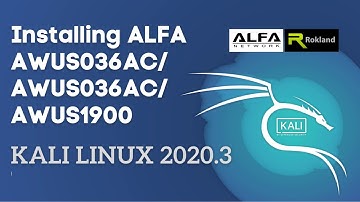 How to install Alfa AWUS036ACH, AWUS1900, AWUS036AC on Kali Linux 2020.3 w/ monitor mode & injection