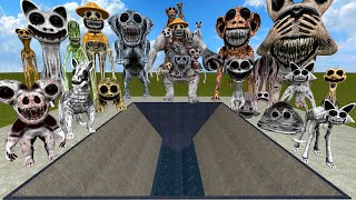 Destroy NEW Update Zoonomaly Monsters Family in GIANT SHREDDER in Garry's Mod