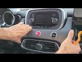 How to Remove Radio / Navigation / Display from  Fiat 500 X 2015 for Repair.