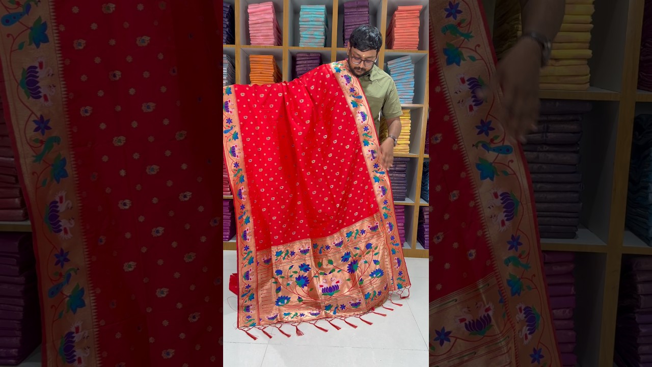 Authentic Paithani Sarees – Marathi Parampara