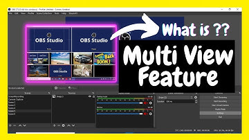 What is Multi View Feature in OBS Studio.Better than Studio Mode function inOBS Studio HindiTutorial