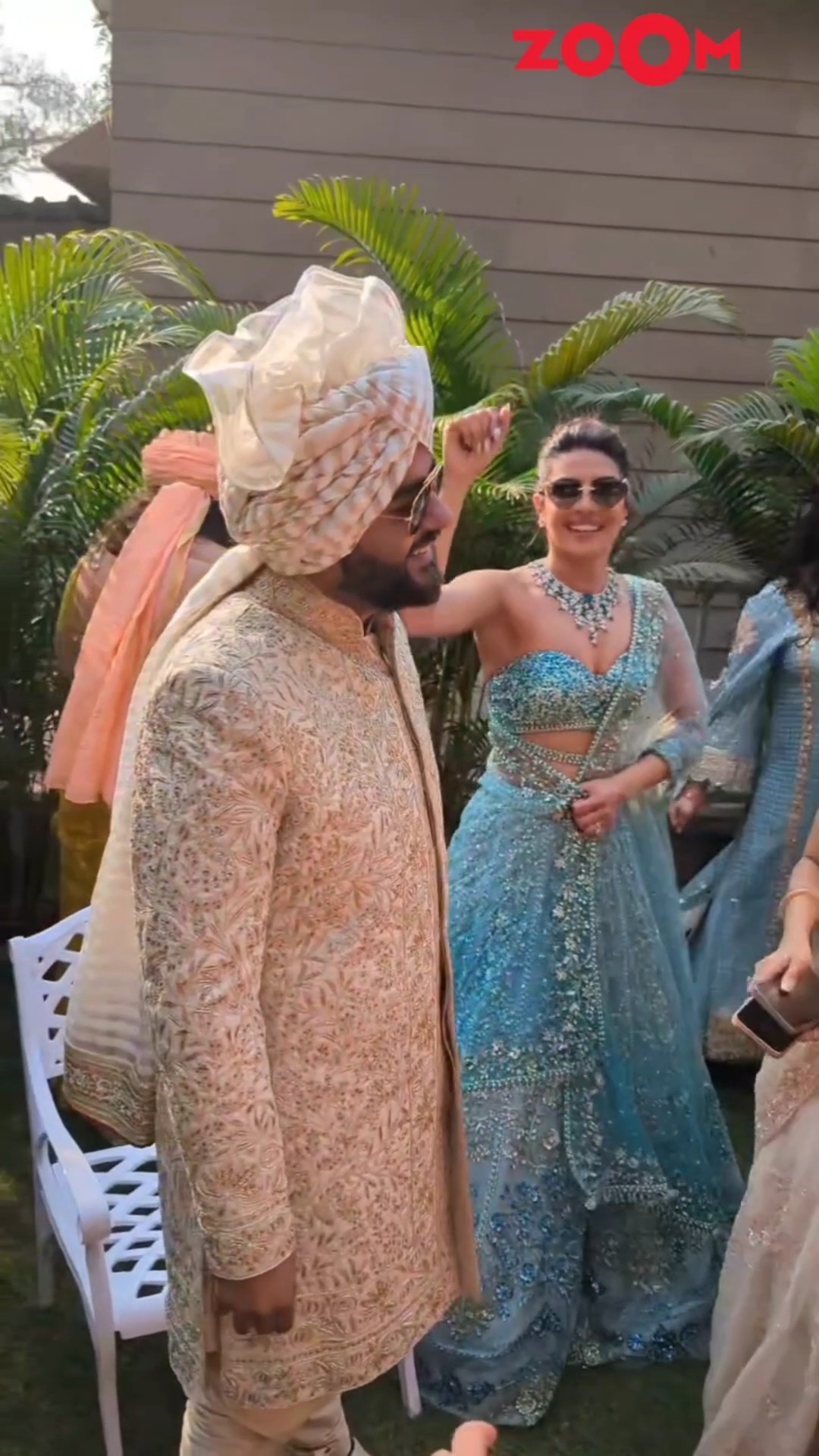 Priyanka Chopra CHEERS for brother Siddharth ahead of his baraat ? #priyankachopra #shorts