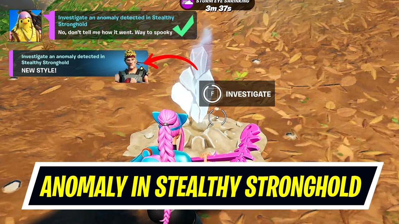 anomaly in stealthy stronghold