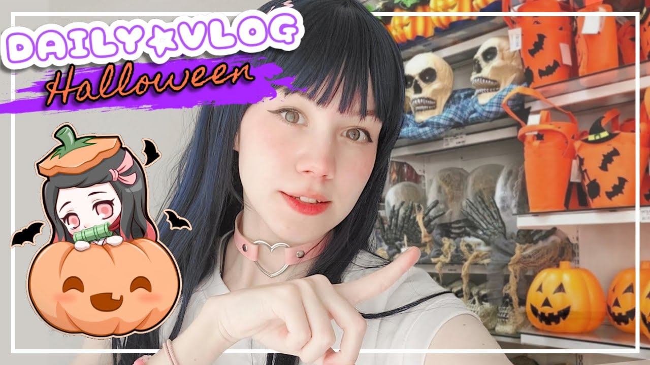 DAILYVLOG~ FAZENDO COMPRINHAS DE HALLOWEEN🎃💜🕸
