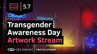 Transgender Awareness Day Artwork Stream with special guest Gabriel Yakir Ketteler!