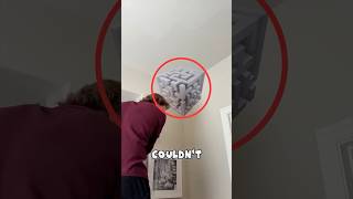 This 3D Ceiling Illusion Broke My Brain #shorts #ilussionsticker