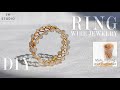 Easy Ring/Use toothpicks make a ring/DIY Ring/Wire Wrap Ring Tutorial/DIY Jewelry/How to make