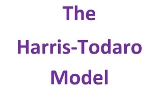 The Harris-Todaro Model of Rural-to-Urban Labor Migration: An Introduction