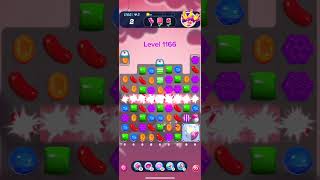 Candy Crush Saga level 1166 - Legendary Level with 4 FREE Boosters & AD Bonus