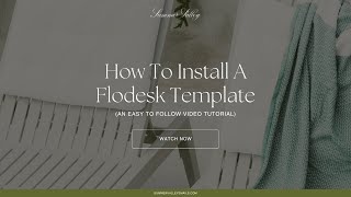 How to Install a Flodesk Template #flodesk #emailmarketing #emailtemplates