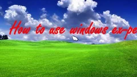 How to use Windows XP Cartoon, OCR Unit 20 Example (Distintion)