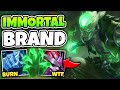 TANK BRAND TOP CAN MELT EVERYONE AND NEVER DIE! (THIS IS OP) - League of Legends