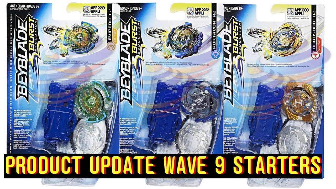 Críticamente natural Joseph Banks STARTER PACK WAVE 9 BEYBLADE BURST EVOLUTION PRODUCT UPDATE - YouTube