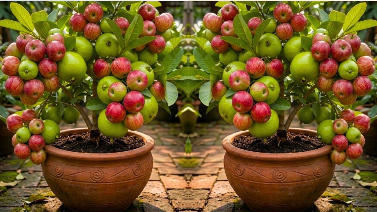 🔴 LIVE    🌱 How to grow Guava and Apple on the same tree at home? 🌱🍎