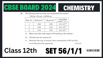 Q23 The following initial rate data were obtained for the reaction :     2NO (g) + Br2 (g)  2NOBr (g