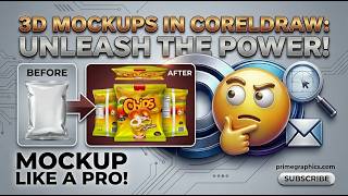 How to Create a 3D Snack Packaging Mockup in CorelDRAW | Step-by-Step Tutorial