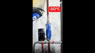brilliant how this plumber makes a valve on a water pipe under pressure #diy #plumbingtips