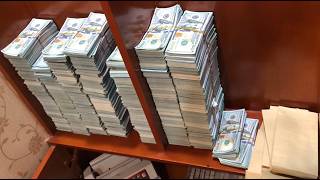 Nice Count 4 7 Million Dollars Cash Money #us #dollar #cash #money #millionaire #million