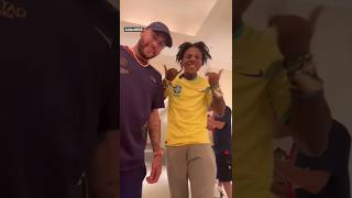 Ishowspeed Meets Neymar And Dances With Him 🔥 #Shorts #Neymar #Ishowspeed