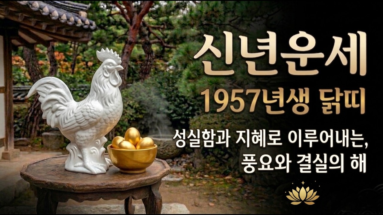2026년 병오년 대반전! 57년생 닭띠에게 찾아오는 충격적 변화! 올해 놓치면 후회합니다, 정유생에게만 열리는 2026년 특별한 운의 흐름! 이 시기를 잡아야 인생 바뀝니다!