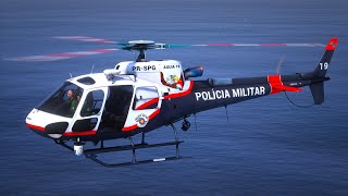 HELICÓPTERO ÁGUIA EM RESGATE NUNCA VISTO! | GTA 5 POLICIAL screenshot 5