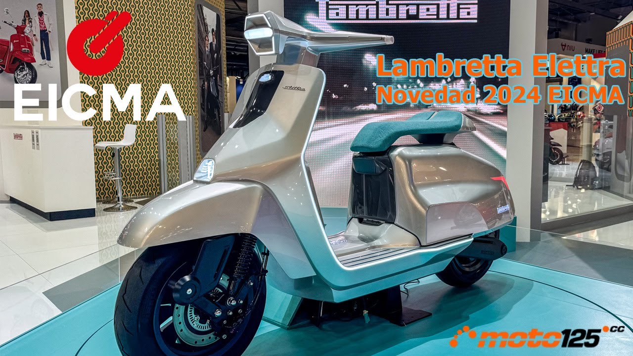 Novedad 2024 EICMA 2023 Lambretta Elettra YouTube